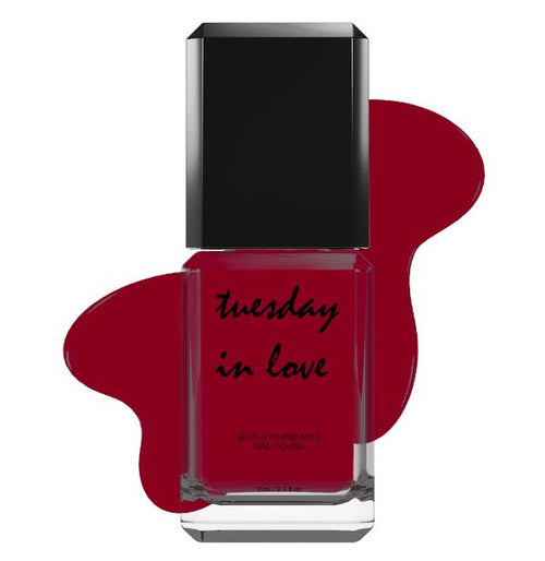 Tuesday in Love Deep Cranberry Red Nail Polish 15ML