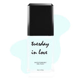 Tuesday in Love Off White With Light Powder Blue Nail Polish 15ML