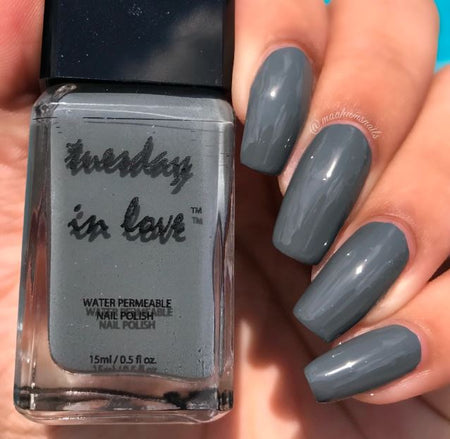 Tuesday in Love Dark Grey Nail Polish 15ML