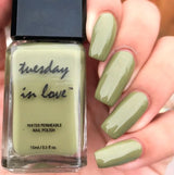 Tuesday in Love Olive Green Nail Polish 15ML