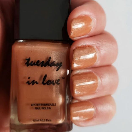 Tuesday in Love Caramel Brown Nail Polish 15ML