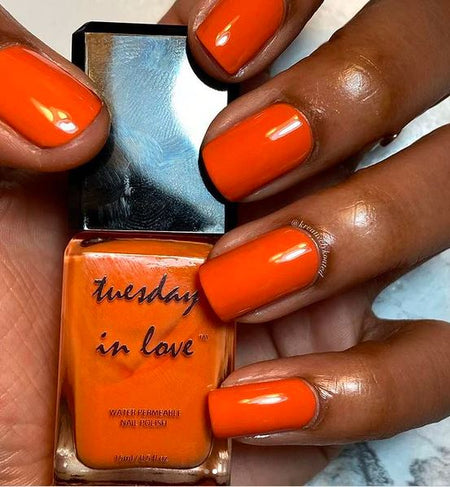 Tuesday in Love Tangerine Orange Nail Polish 15ML