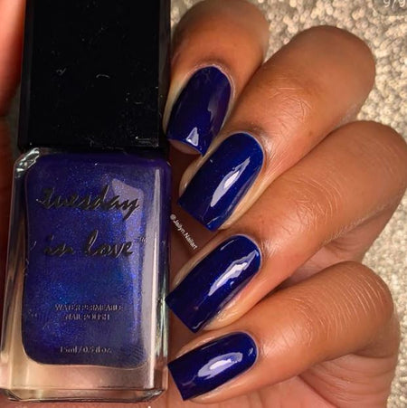 Tuesday in Love Dark Navy Nail Polish 15ML