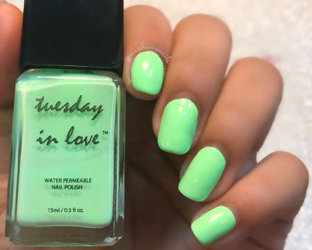 Tuesday in Love Neon Green Nail Polish 15ML