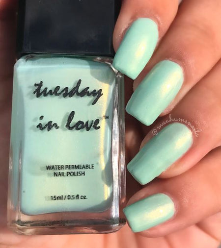 Tuesday in Love Light Mint Green Nail Polish 15ML