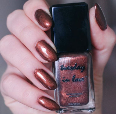 Tuesday in Love Copper Brown Nail Polish 15ML