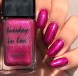 Tuesday in Love Deep Royal Purple Nail Polish 15ML