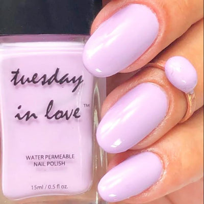 Tuesday in Love Light Lavender Purple Nail Polish 15ML