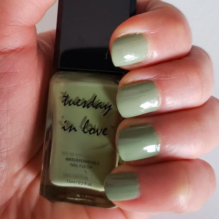 Tuesday in Love Medium Sage Green Nail Polish 15ML