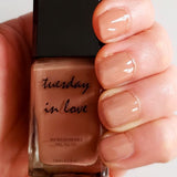 Tuesday in Love Light Terracotta Brown Nail Polish 15ML