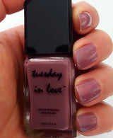 Tuesday in Love Deep Neutral Plum Nail Polish 15ML