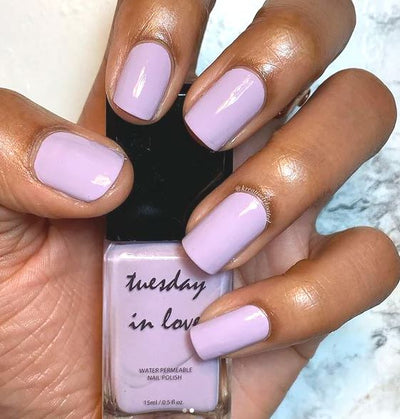 Tuesday in Love Light Lavender Purple Nail Polish 15ML