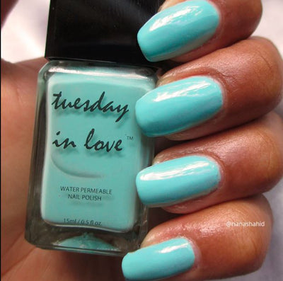 Tuesday in Love Light Teal Nail Polish 15ML