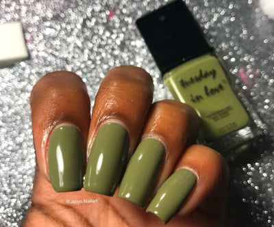 Tuesday in Love Olive Green Nail Polish 15ML