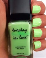 Tuesday in Love Neon Green Nail Polish 15ML