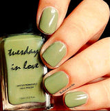 Tuesday in Love Olive Green Nail Polish 15ML