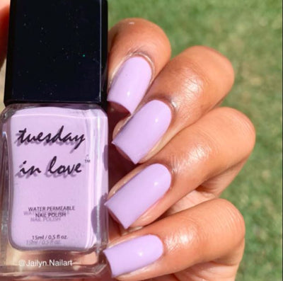 Tuesday in Love Light Lavender Purple Nail Polish 15ML