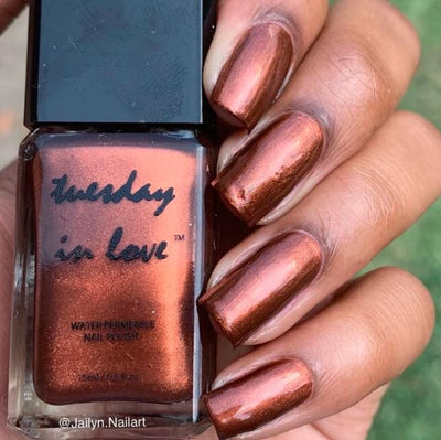 Tuesday in Love Copper Brown Nail Polish 15ML