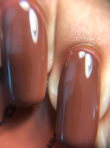 Tuesday in Love Dark Chocolate Brown Nail Polish 15ML