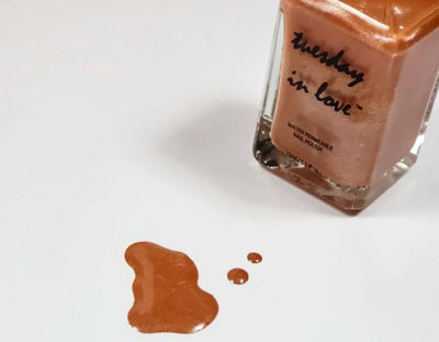 Tuesday in Love Caramel Brown Nail Polish 15ML