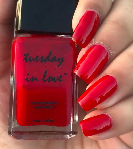 Tuesday in Love Poppy Red Nail Polish 15ML