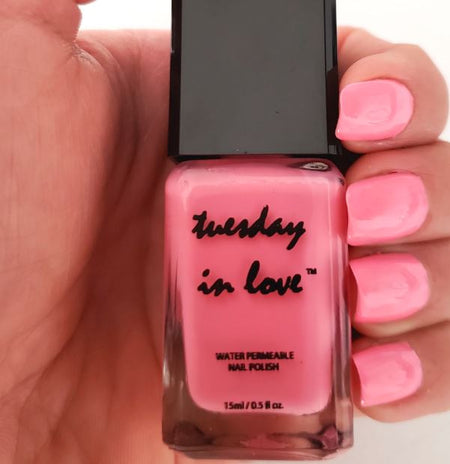 Tuesday in Love Medium Rose Pink Nail Polish 15ML