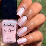 Tuesday in Love Soft Cotton Candy Pink Nail Polish 15ML