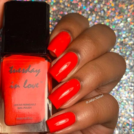 Tuesday in Love Sunset Red Nail Polish 15ML