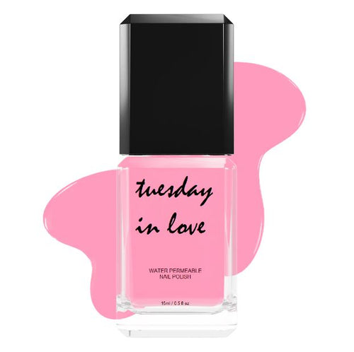 Tuesday in Love Medium Rose Pink Nail Polish 15ML