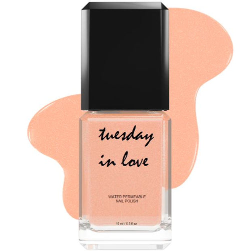 Tuesday in Love Medium Peach Pink Nail Polish 15ML